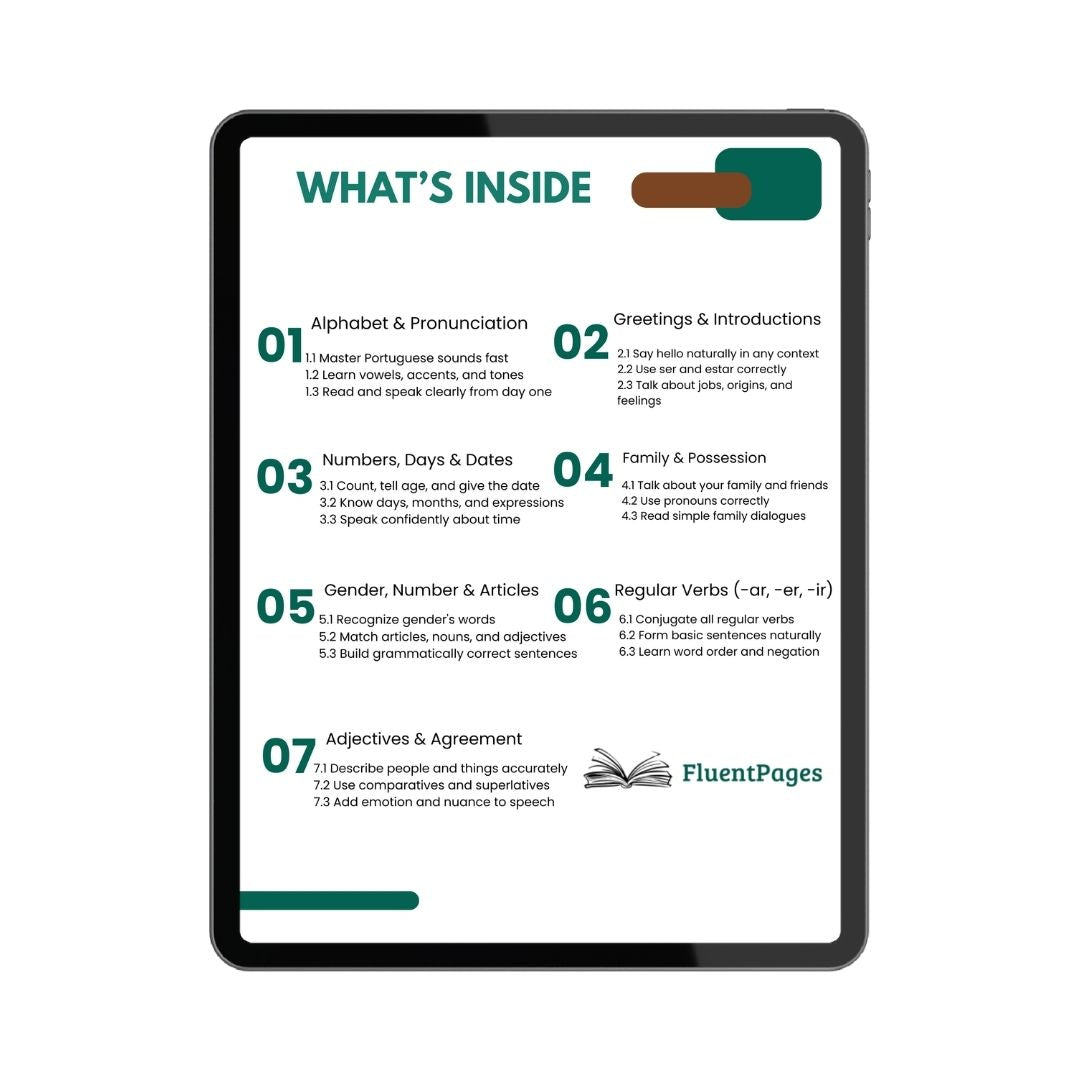 European Portuguese Foundations (A1-A2)