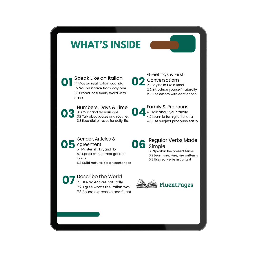 Italian Foundations (A1-A2)