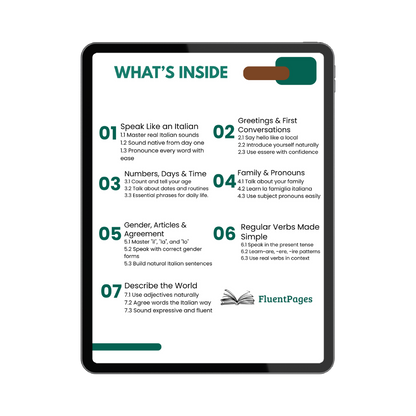 Italian Foundations (A1-A2)